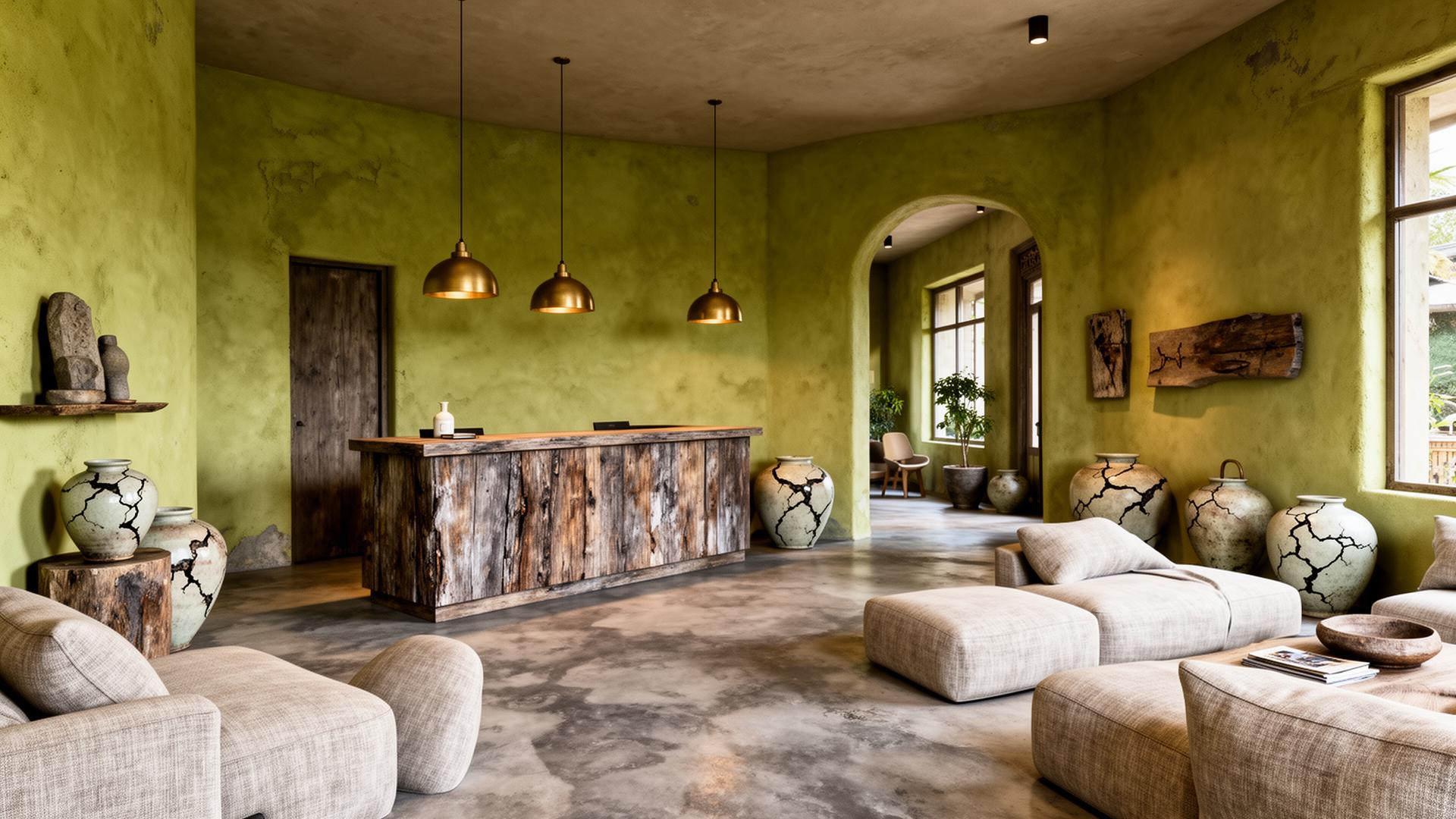 Wabi-Sabi interior concept